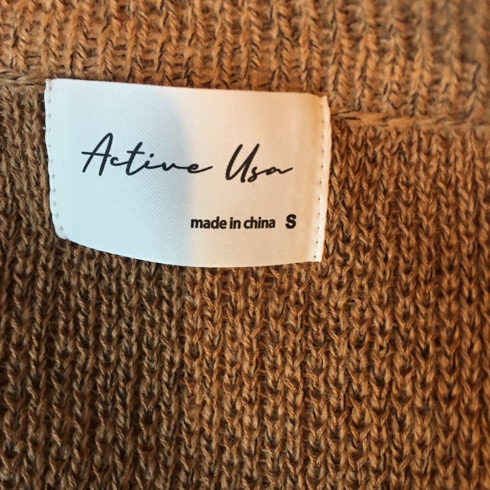 💥LAST ONE💥Mustard Sweater Cardigan Vest - Picture 5 of 6